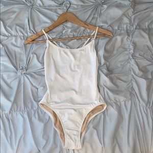 White vintage style (J. Crew) one piece